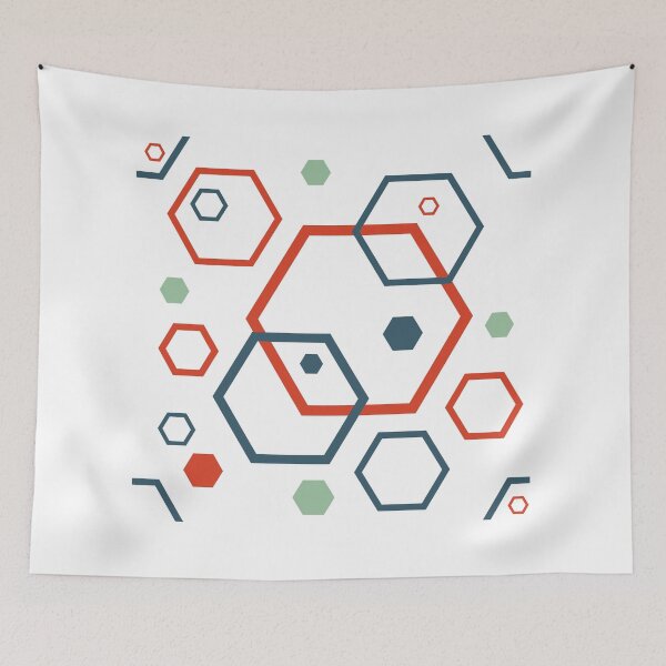 Item preview, hexagon shape pattern designed and sold by Vhutolo.