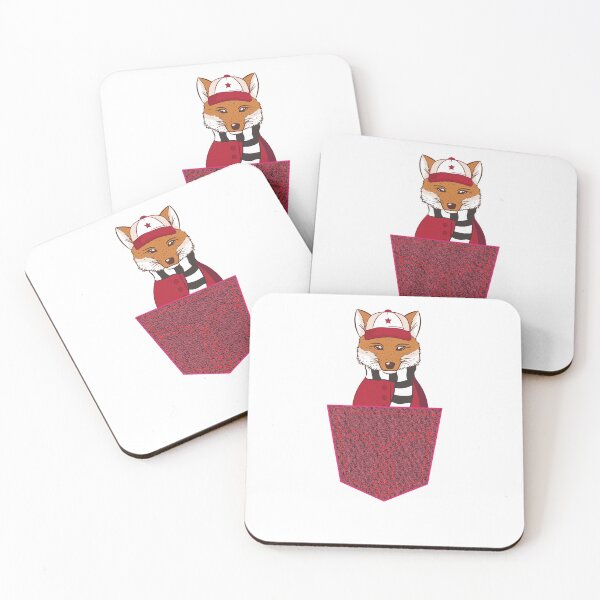 Item preview, Vulpe Foxy pocket  Design designed and sold by Red-ElYoubi.