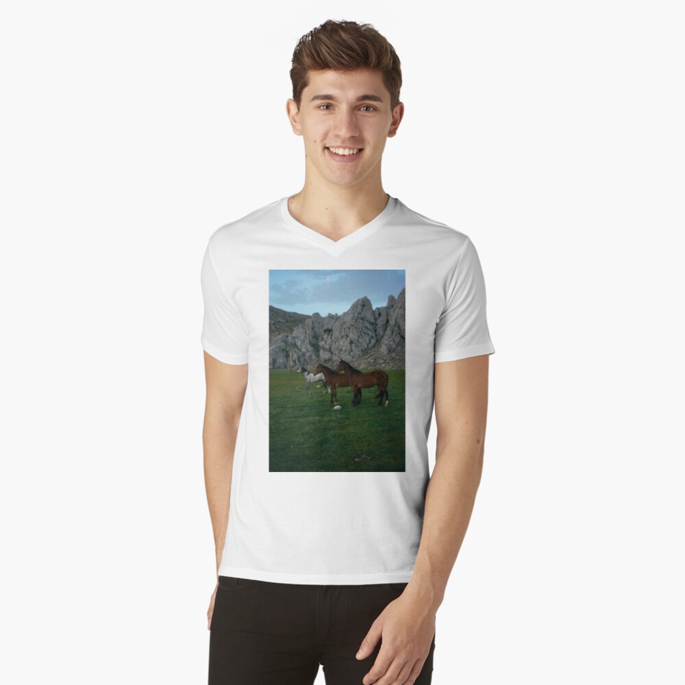Item preview, V-Neck T-Shirt designed and sold by Semapemodiba.