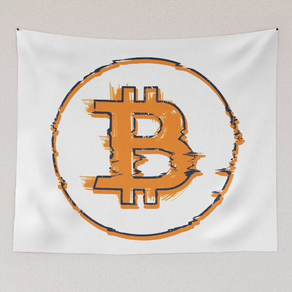 Item preview, Bitcoin Glitch Logo designed and sold by infleims.