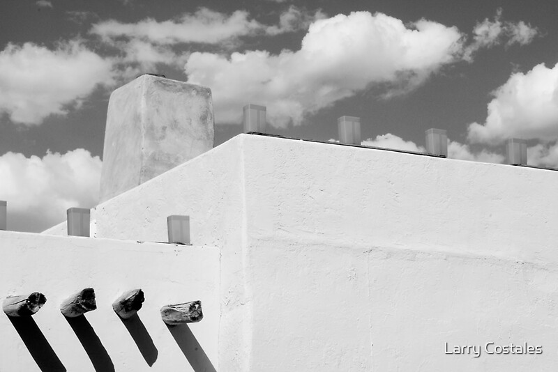 "New Mexico Building Abstract" by Larry Costales Redbubble