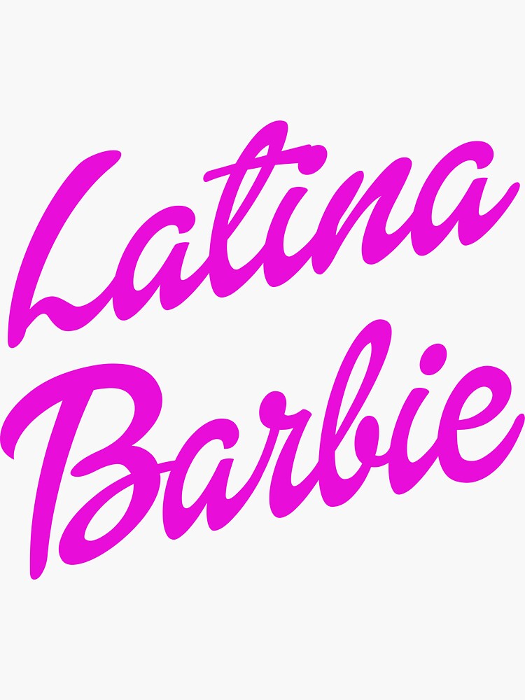 "Latina barbie T-shirt" Sticker for Sale by magicdecor | Redbubble