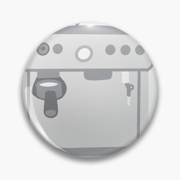 Item preview, Silver Espresso Machine Sticker designed and sold by elleandtherobots.