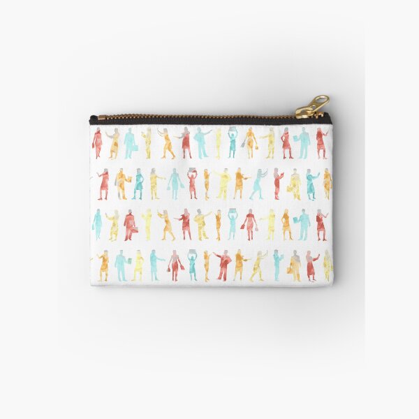 Item preview, Colourful Watercolour people silhouette pattern designed and sold by SLGA-Designs.