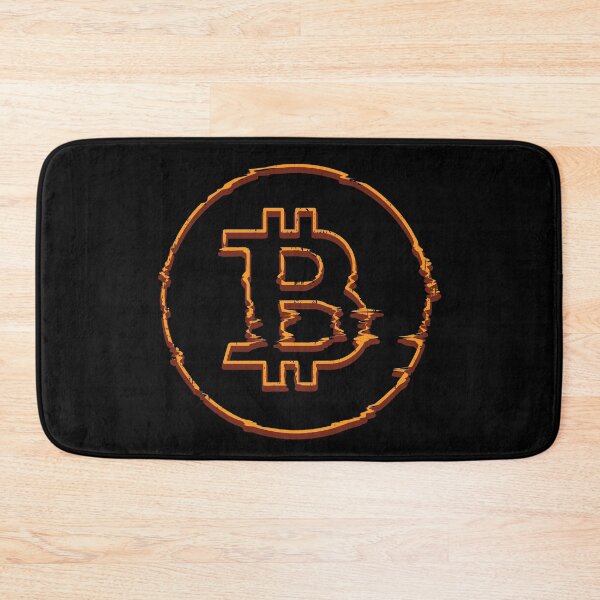 Item preview, Bitcoin Glitch Logo designed and sold by infleims.