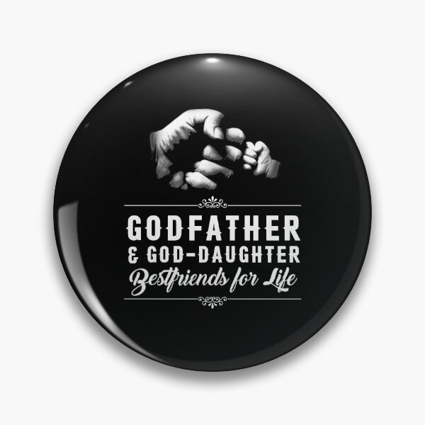 Item preview, Godfather And Goddaughter Friends Fist Bump designed and sold by Kinalan.