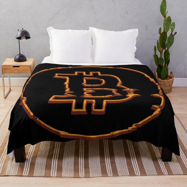 Item preview, Bitcoin Glitch Logo designed and sold by infleims.