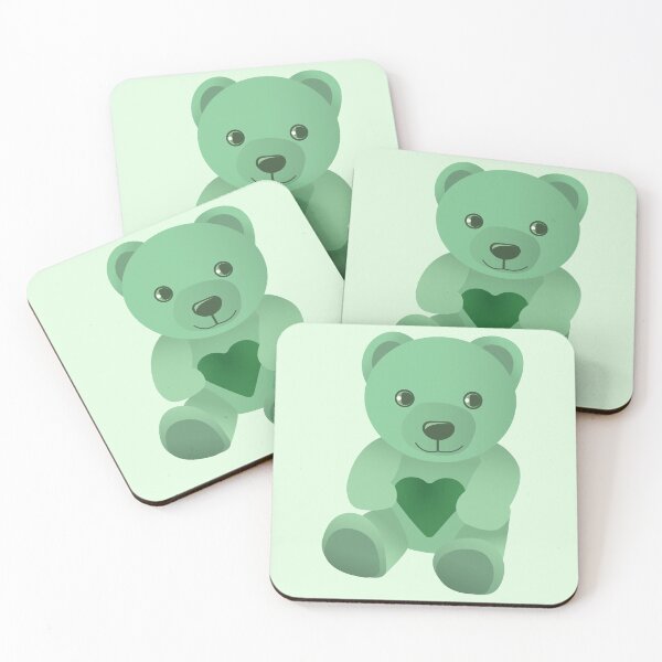 Item preview, Green Teddy Bear designed and sold by Arianna Khalil.