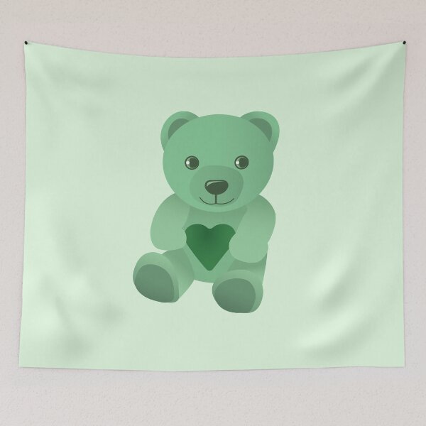 Item preview, Green Teddy Bear designed and sold by Arianna Khalil.