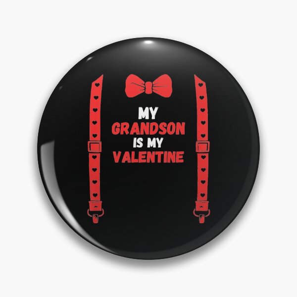 Item preview, My Grandson Is My Valentine  | Gift Idea  | Gift For Grandma | Gift For Grandpa | Gift For Son | Gift For Grandson designed and sold by LanPhan.