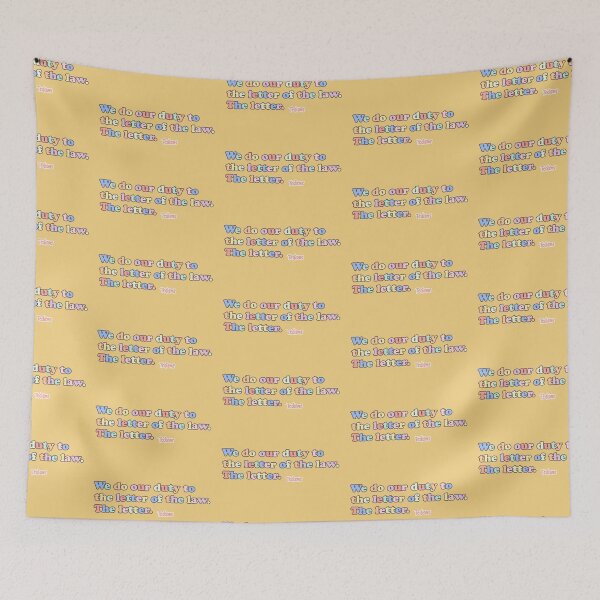 Item preview, Line of Duty Quote designed and sold by holbytv.