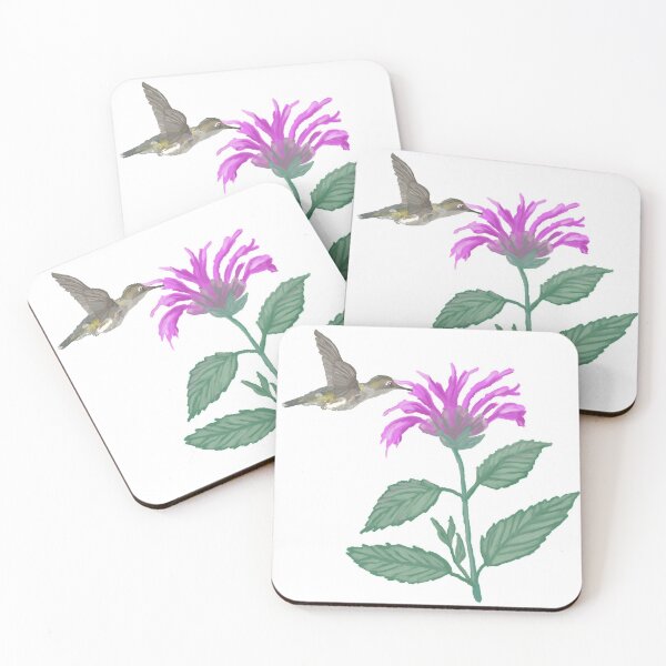Item preview, Bee Balm and Hummingbird designed and sold by Joyful Roots.