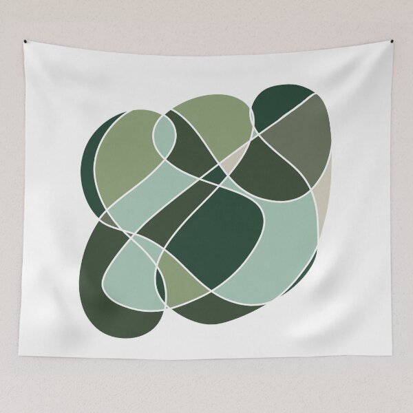 Item preview, Abstract art in shades of green designed and sold by SJAPhoto.