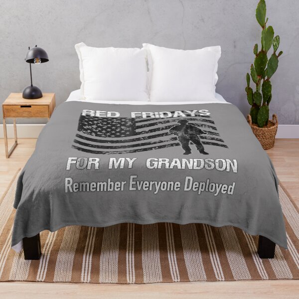 Item preview, I Wear My Red Everyday For My Grandson | Military Family | Gift Idea  | Gift For Grandma | Gift For Grandpa | Gift For Son | Gift For Grandson designed and sold by LanPhan.