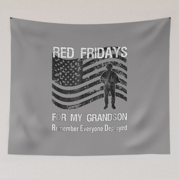 Item preview, I Wear My Red Everyday For My Grandson | Military Family | Gift Idea  | Gift For Grandma | Gift For Grandpa | Gift For Son | Gift For Grandson designed and sold by LanPhan.