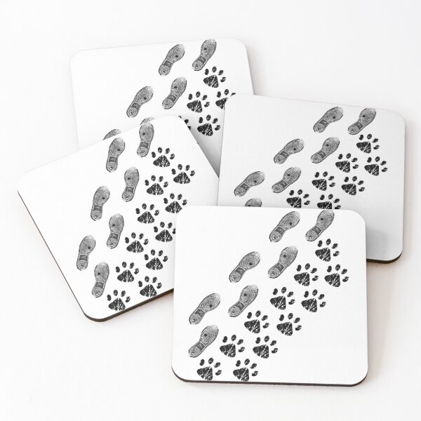 Item preview, Dog paws shoe print dog puppy paws puppy designed and sold by DerNerd.