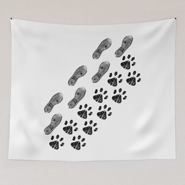 Item preview, Dog paws shoe print dog puppy paws puppy designed and sold by DerNerd.