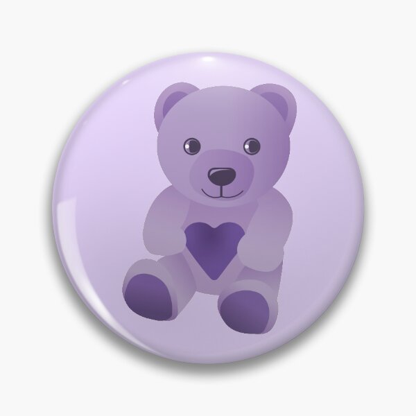 Item preview, Purple Teddy Bear designed and sold by Arianna Khalil.