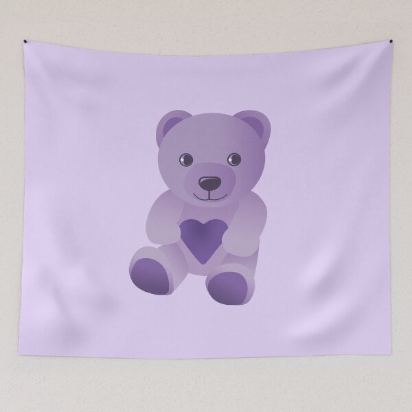 Item preview, Purple Teddy Bear designed and sold by Arianna Khalil.