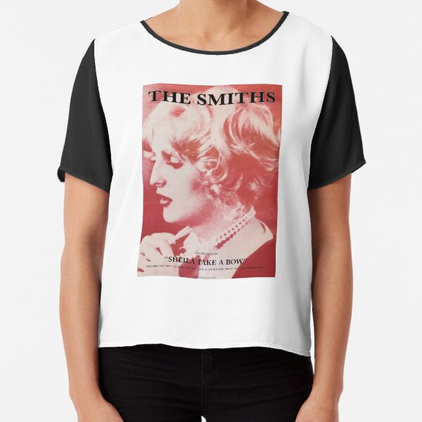 Sheila prend une affiche d'arc (The Smiths) Top mousseline