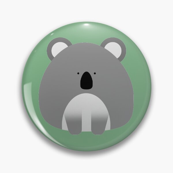Item preview, cute koala round friend designed and sold by peachypanda.