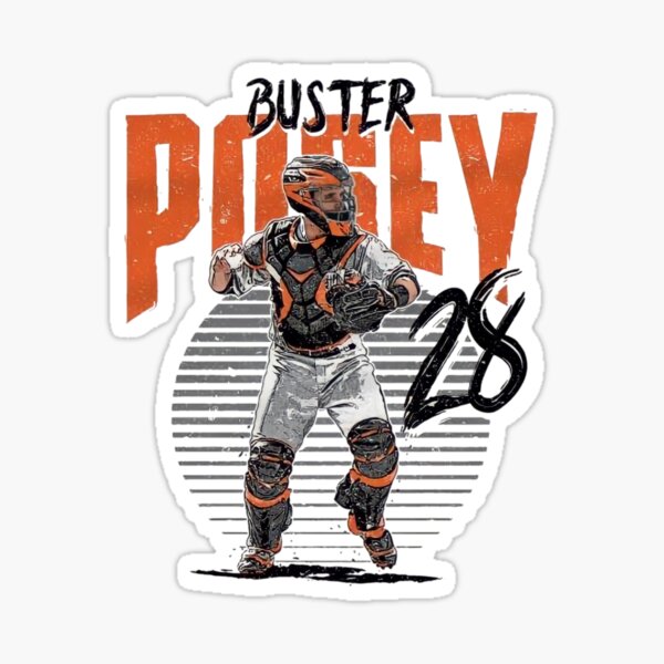 Buster Posey Jersey Sticker Sticker for Sale by ramonaaeqvenita