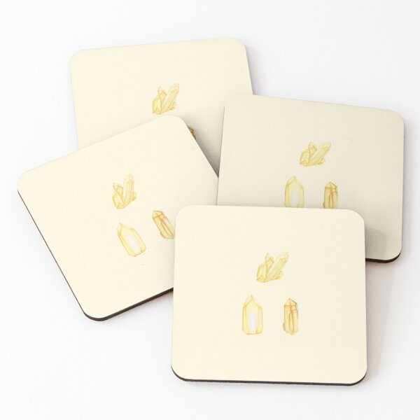 Item preview, Watercolor Citrine Crsytals Sticker Pack designed and sold by MarssyMT.