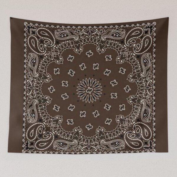 Item preview, Brown bandana paisley design  designed and sold by Albert Faldet.
