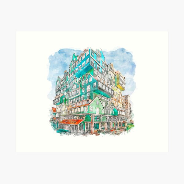 Item preview, View Hotel Inntel Zaandam Netherlands designed and sold by VerboShop.