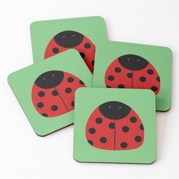 Item preview, cute lady bug round friend designed and sold by peachypanda.