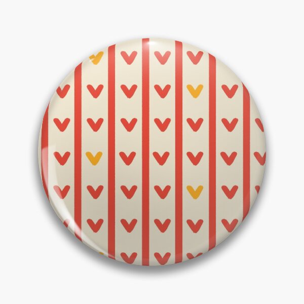 Item preview, Heart Stripes Red and Yellow designed and sold by Erinhoffmann.
