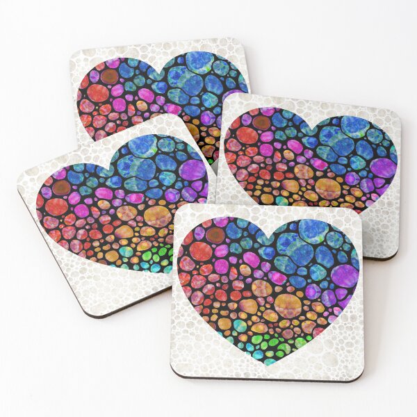 Item preview, Vibrant Heart - Electric Love by Sharon Cummings designed and sold by Sharon Cummings Art.