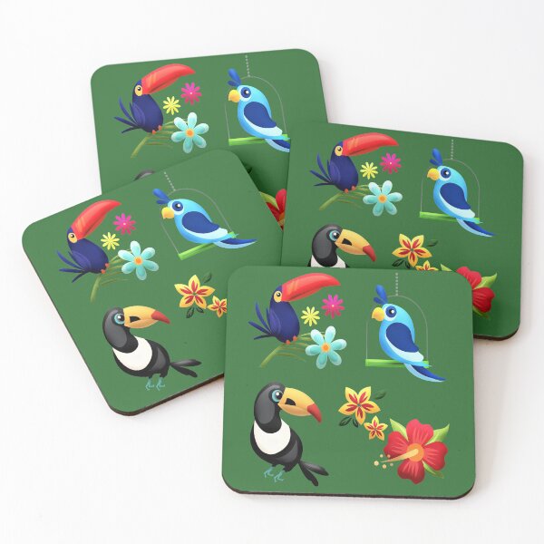Item preview, Birds of a feather and a flower designed and sold by rocklegends99.