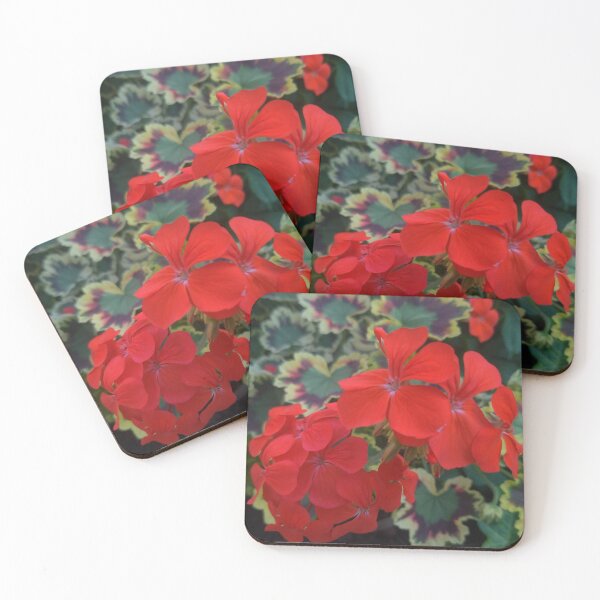 Item preview, Geranium (Pelargonium) Coral Flowers  designed and sold by LifeSimpliCity.
