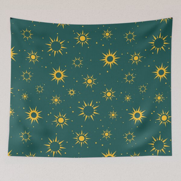 Item preview, suns cosmic pattern designed and sold by rysunki-malunki.
