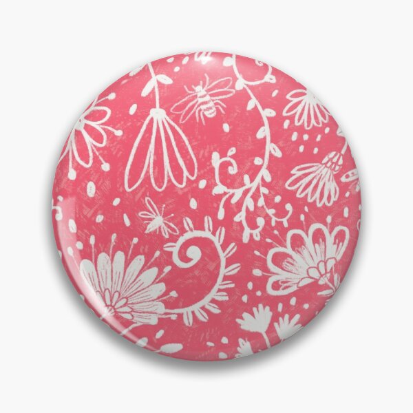 Item preview, Floral doodle- red designed and sold by Joanne-Amanda.