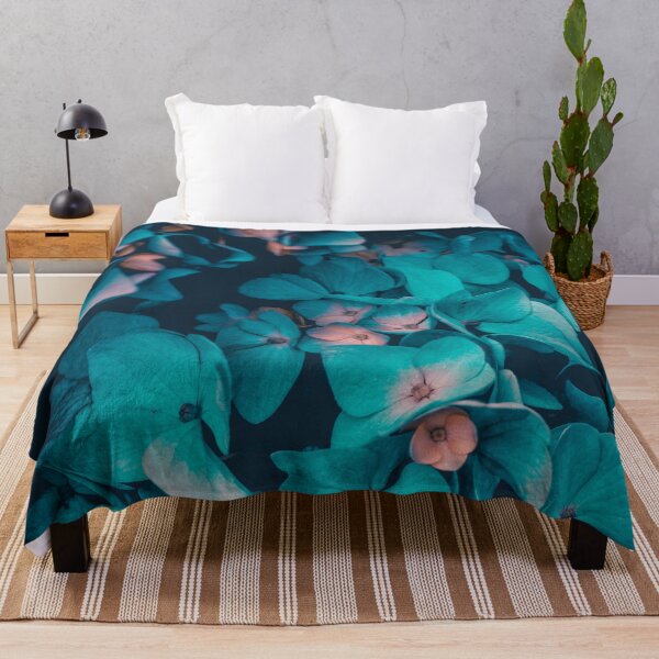 Item preview, blue green Hydrangea poster designed and sold by JD369.