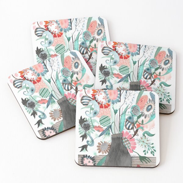 Item preview, Abstract floral designed and sold by dozhy.
