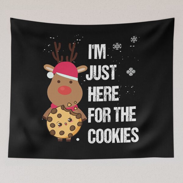 Item preview, I Am Just Here For The Cookies Funny Christmas Gift designed and sold by RS-Collections.