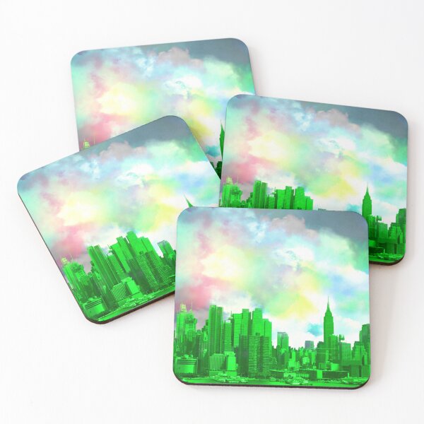 Greetings from the Emerald City Coasters (Set of 4)