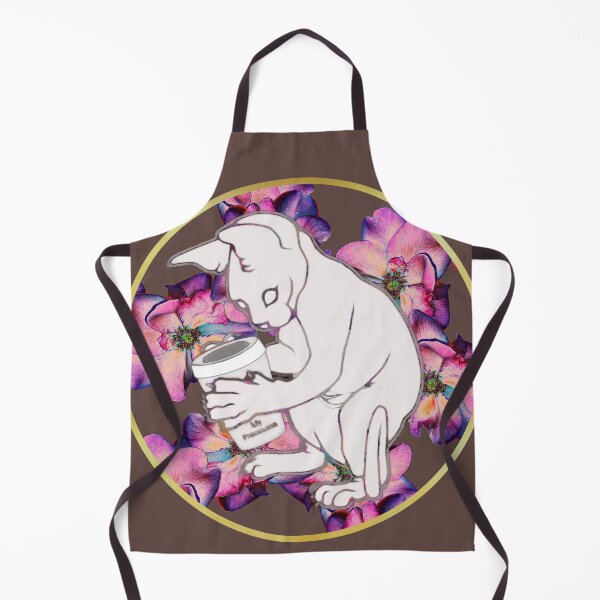 Item preview, Sphynx Cat With a Coffee Cup Gold Trim designed and sold by ViewerEqualsPhoton.
