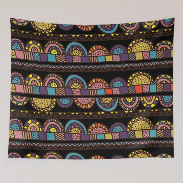 Item preview, Multi-Pattern Afri-Aztec Fabrics Boho Aesthetics [#128] designed and sold by AfriStyleUK.