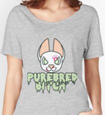 Purebred Bitch Women's Relaxed Fit T-Shirt