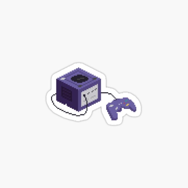 pixel gamecube sticker Sticker