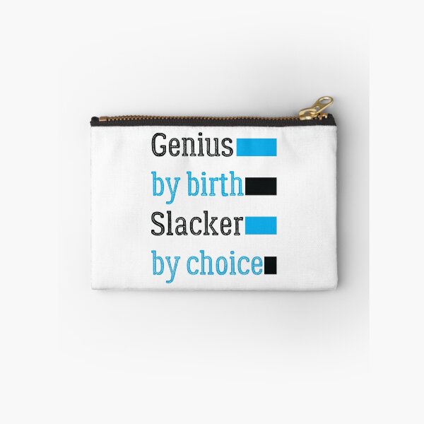 Item preview, Genius by Birth Slacker by Choice - Birthday Gift for Family Members designed and sold by OMCreative.