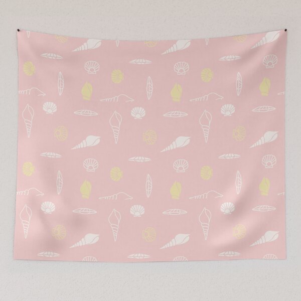 Item preview, Pink Nautical Seashell Summer Pattern designed and sold by newburyboutique.