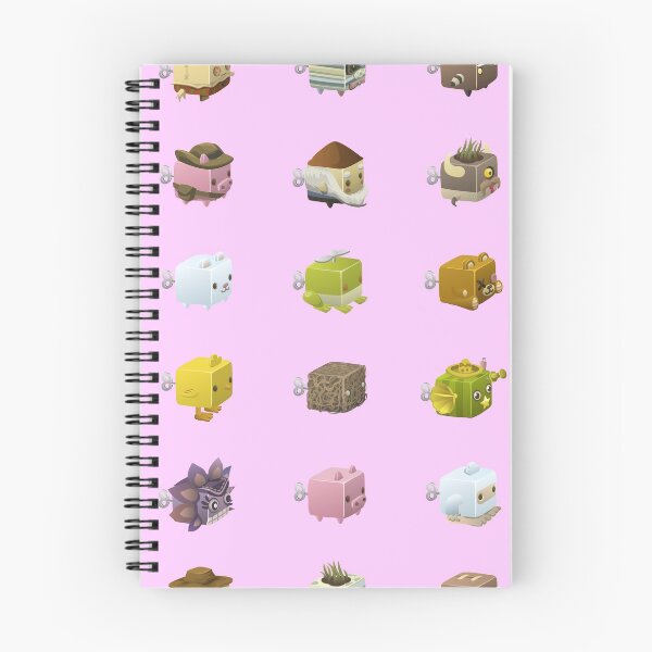 Item preview, Cubimal pattern - Pink designed and sold by birdo-art.