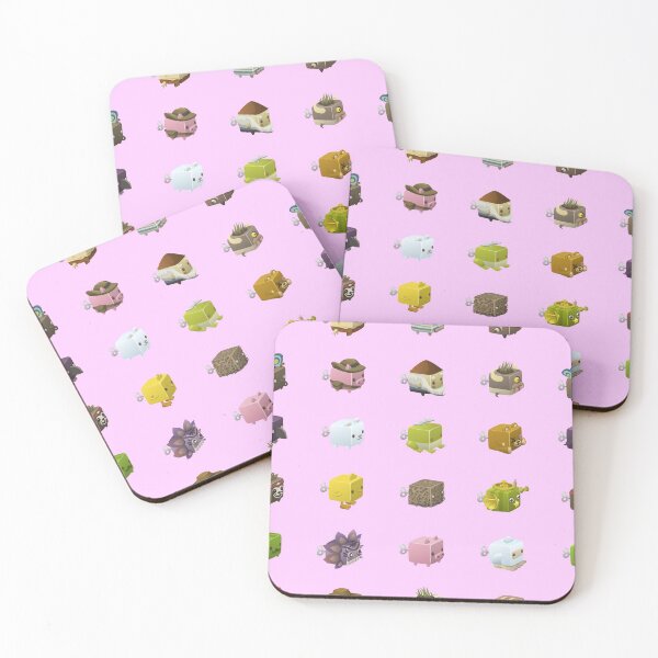 Item preview, Cubimal pattern - Pink designed and sold by birdo-art.