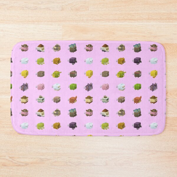Item preview, Cubimal pattern - Pink designed and sold by birdo-art.