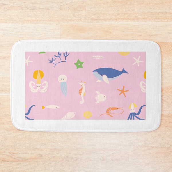 Item preview, Nautical Pink Summer Pattern designed and sold by newburyboutique.